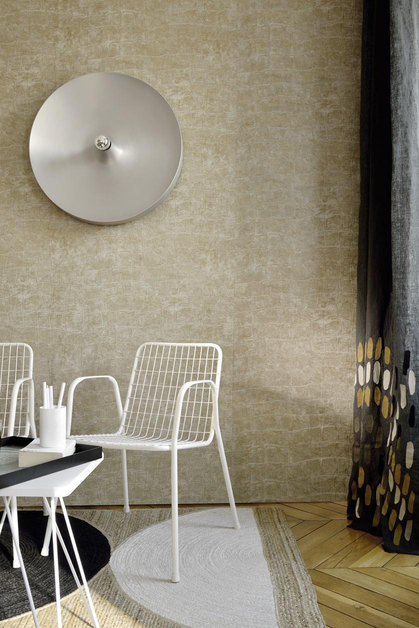 Élitis Моющиеся виниловые обои с эффектом кожи Anguille big croco legend sun-id-1381238 - Вид №4