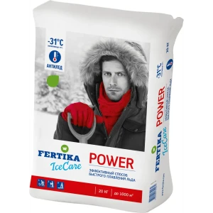 Противогололёдное средство Фертика Ice Care Power 20 кг