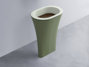 AMLA65-PM+AMPILO-CA+AMCOLO-AG Раковина Amedeo Ovale отдельностоящая cielo Enjoy + Amedeo