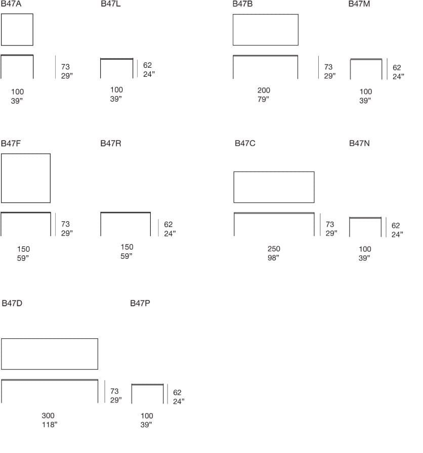 Прямоугольный стол из светлого бетона Paola Lenti ARCH-00053338 - Вид №4