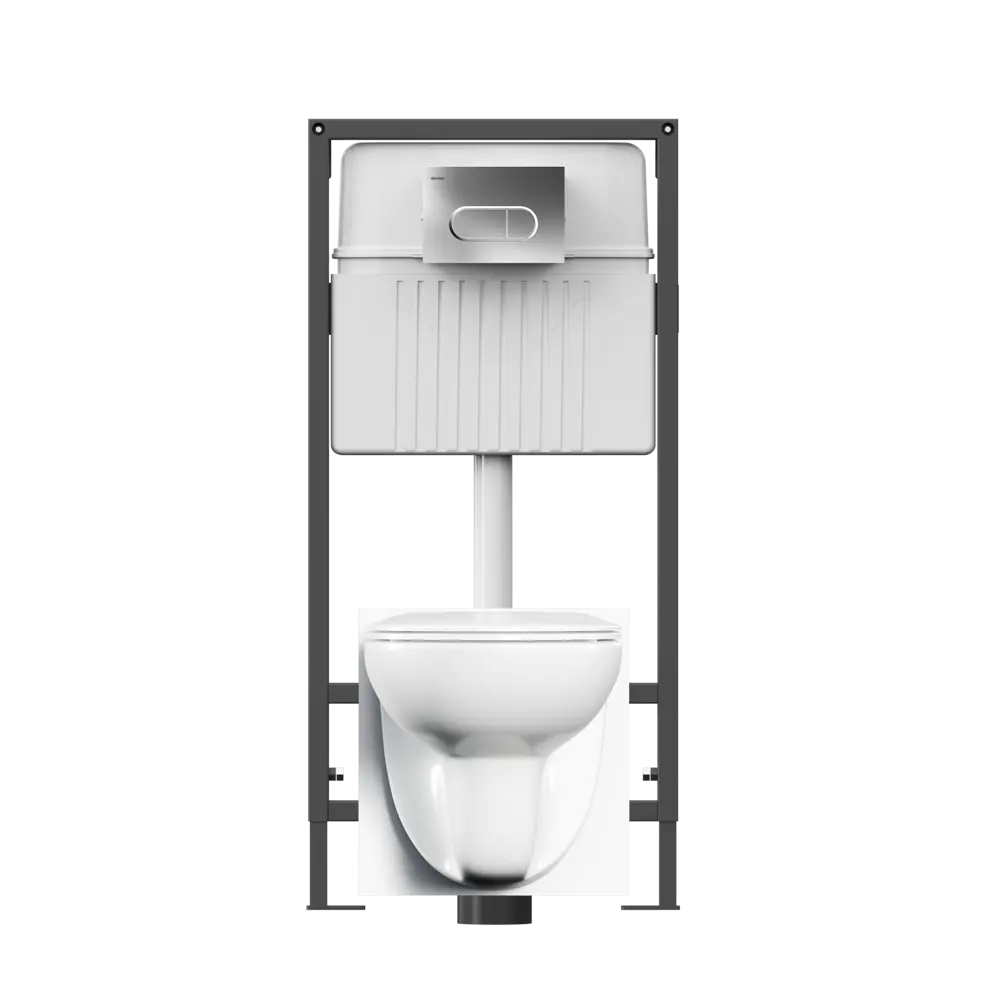 Комплект инсталляция с унитазом Damixa Willow Prime M безободковый STLM-2180934 - Вид №1