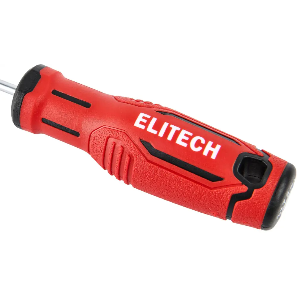Отвертка прямая Elitech 211101 SL3x75 мм с магнитным наконечником 89407127 STLM-1575110 - Вид №2