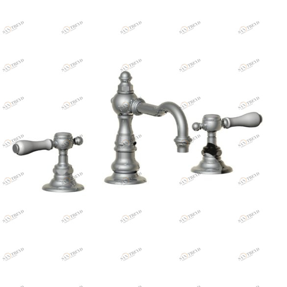19.260 Смеситель для раковины на 3 отверстия - фарфоровые ручки HORUS Range Julia Victoria 