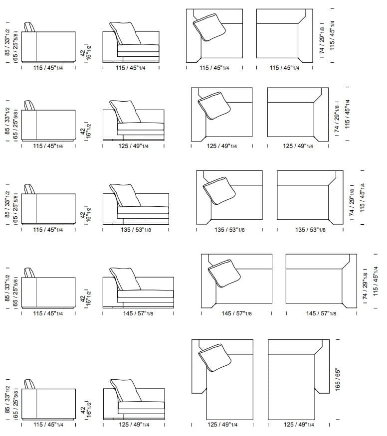 Секционный кожаный диван Borzalino Franklin ARCH-00092335 - Вид №4