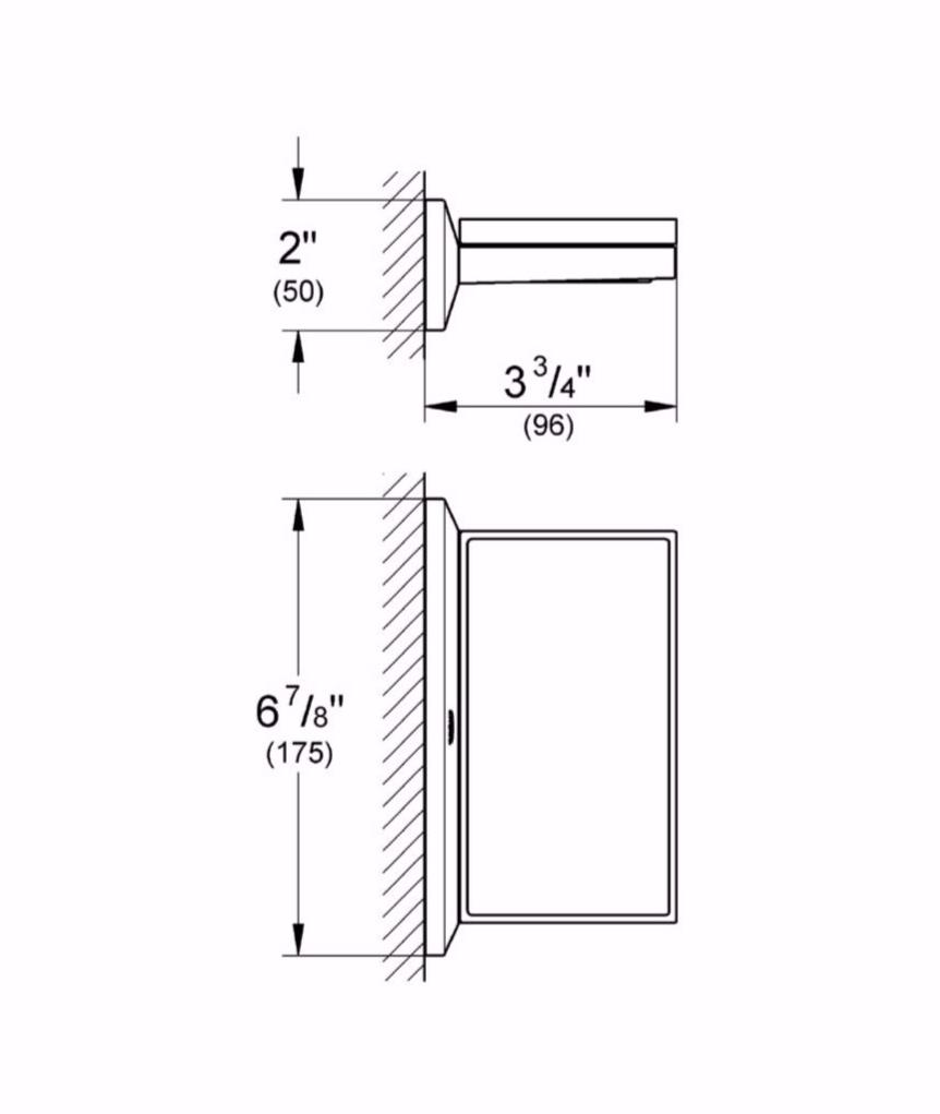Мыльница с полочкой GROHE Allure Brilliant, хром (40504000) - Вид №1