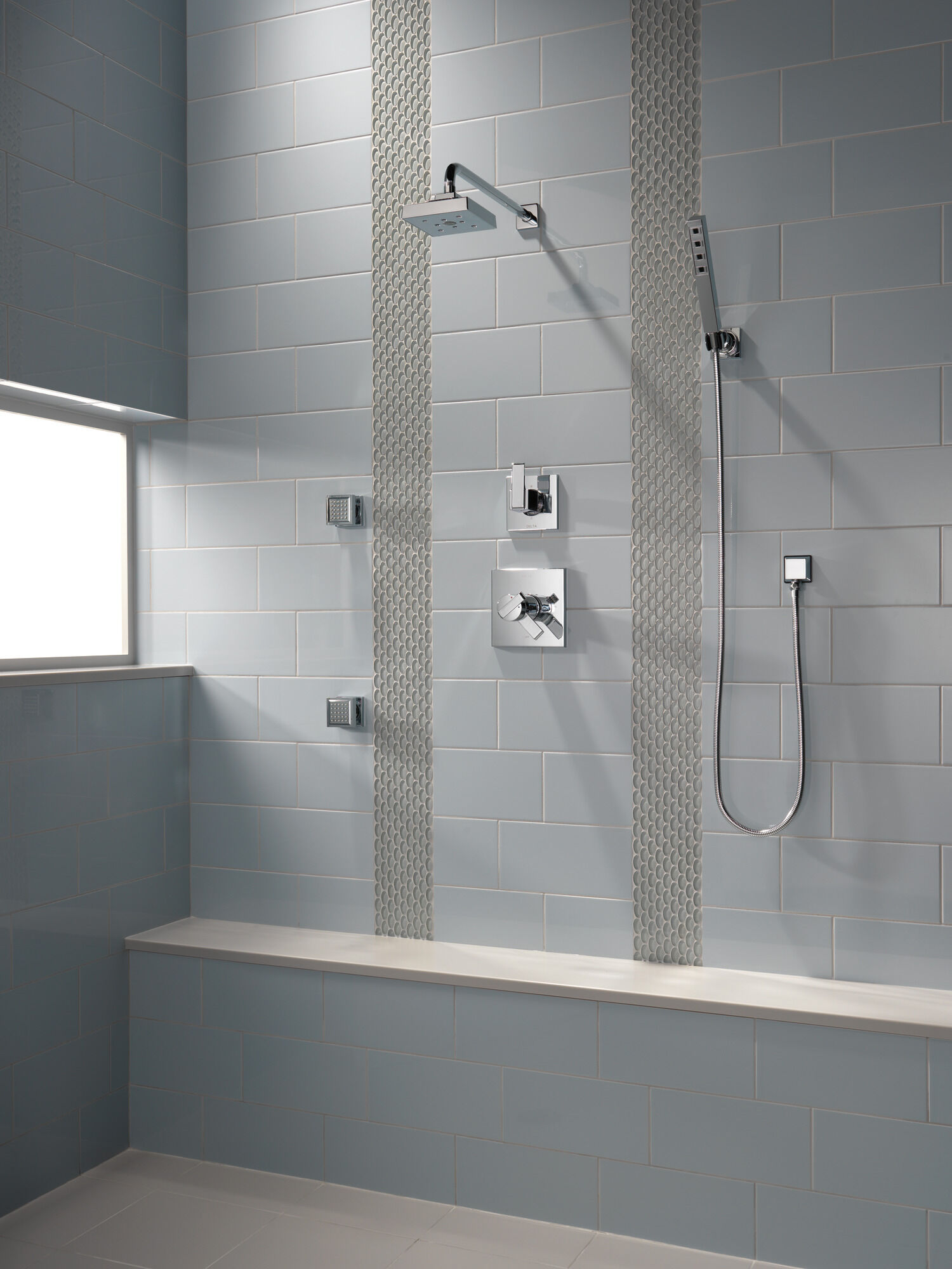 RP70171 H2Okinetic® Душевая лейка Raincan с одинарной настройкой Delta Faucet Universal Showering Хром  - Вид №4