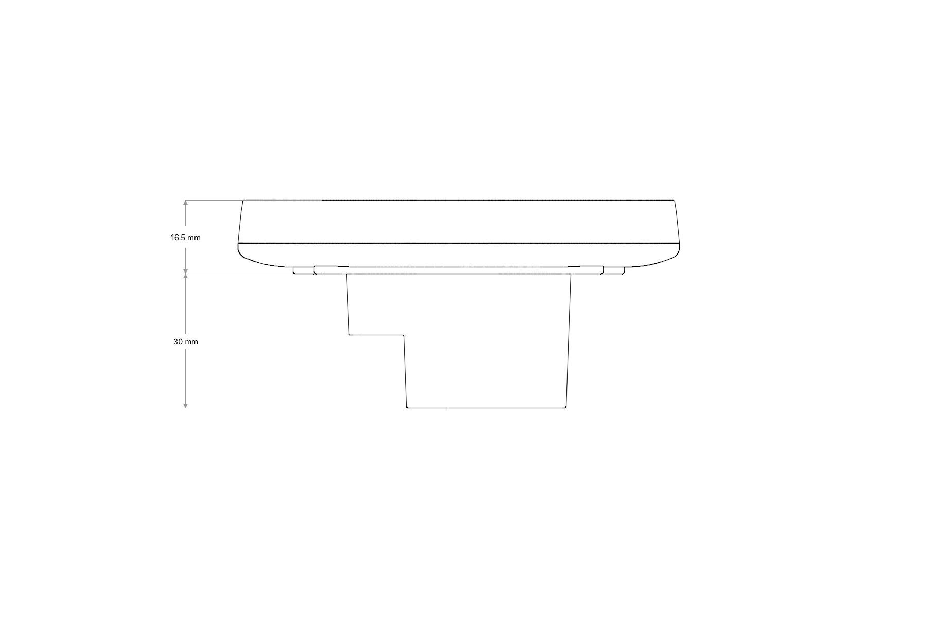 Умный переключатель стекла и ABS WiDesign WIOO MASTER SWITCH MATTER ARCH-00028670 - Вид №4