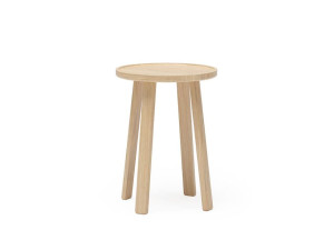 Круглый деревянный журнальный столик