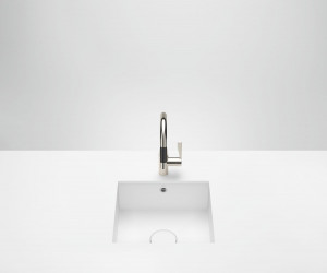 38450002-62 Одинарная мойка - белый матовый Dornbracht Кухонные раковины из глазурованной стали