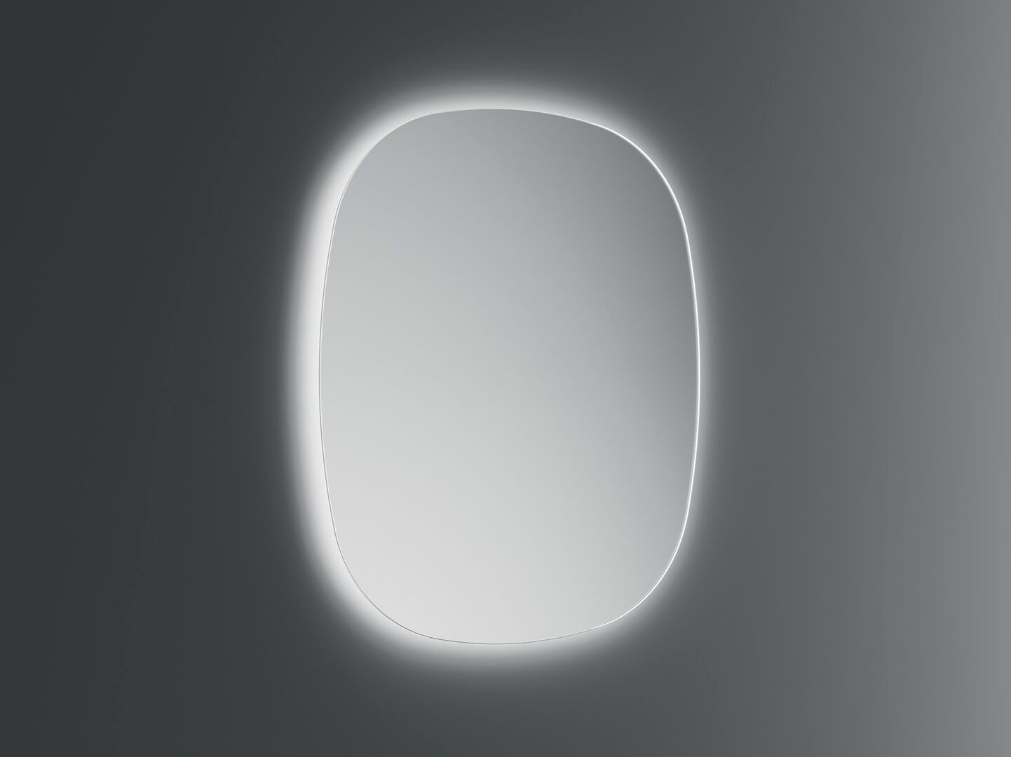 Зеркало со встроенным освещением для ванной комнаты INDA® CLAIRE+ ARCH-00105734 - Вид №1