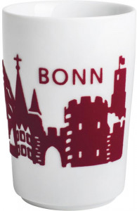 394605A26400C Пять чувств макси-чашки 0,35 л сенсорный! горизонт красный Bonn Kahla-porzellan