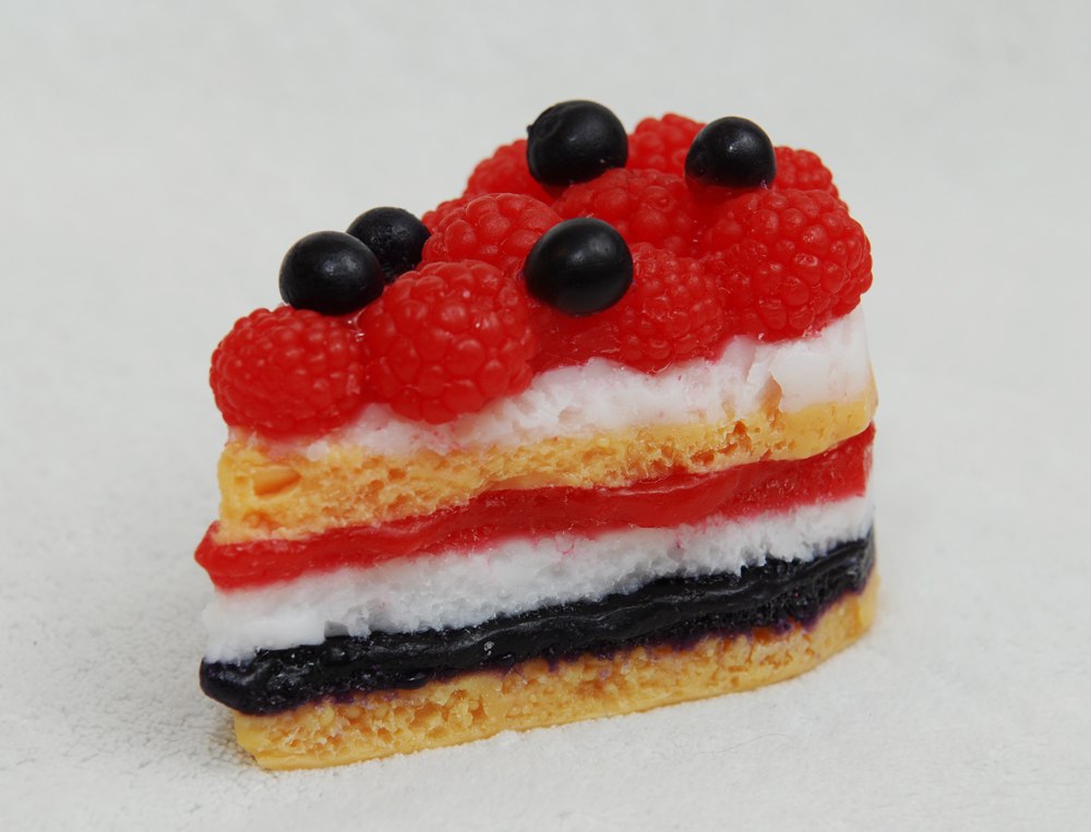 1816 Форма "Торт с малиной и смородиной S" силикон HobbyPage 