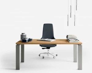 Sinetica Прямоугольный письменный стол из дерева Tao