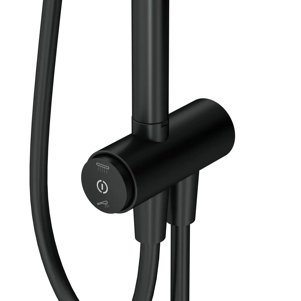 Душевая система AM.PM Flash — стильный черный душ с тремя режимами 89346518 STLM-0997262 - Вид №8