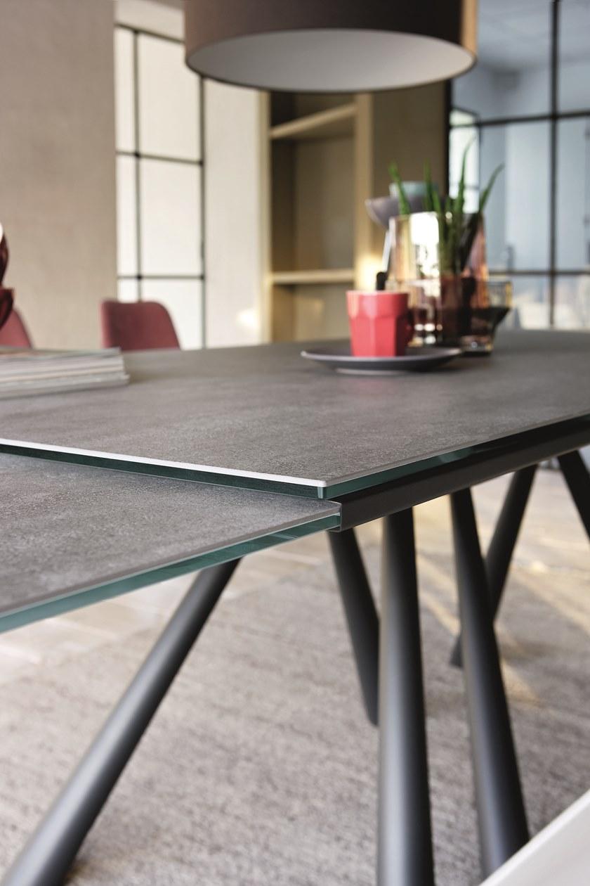 Midj Раздвижной прямоугольный стеклокерамический стол Forest sun-id-1389885 - Вид №2