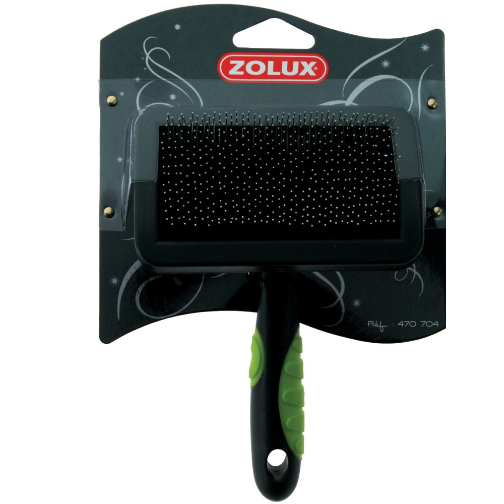 Т00010337 Пуходерка с каплей средняя салат. ручка ZOLUX 