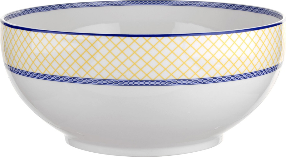 10600278 Spode Салатник 27,5см "Голубая Италия" (желтый борт) Фаянс 