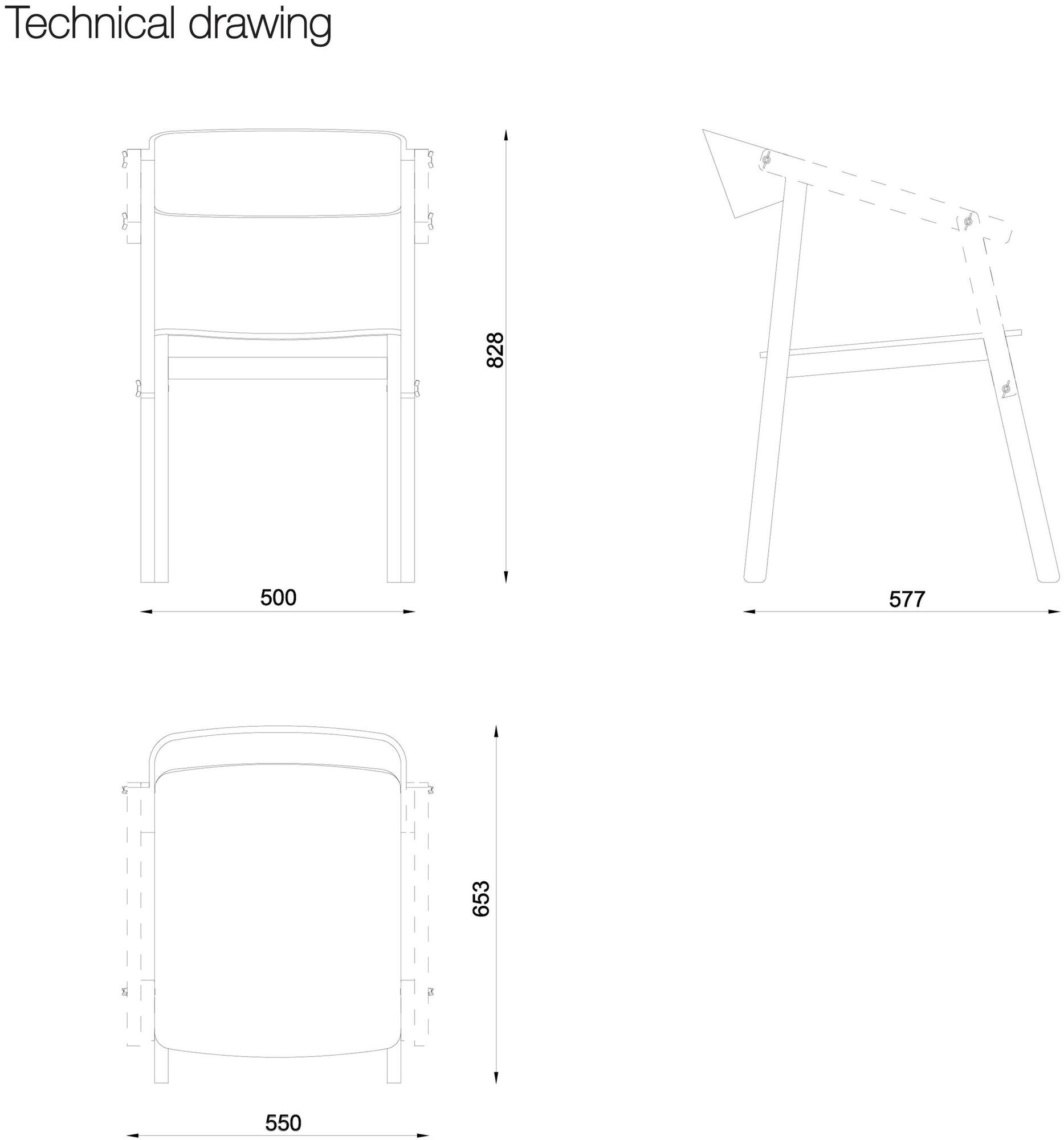 Askia Лаковое кресло со встроенной подушкой Atelier 1.c06.ok - Вид №2