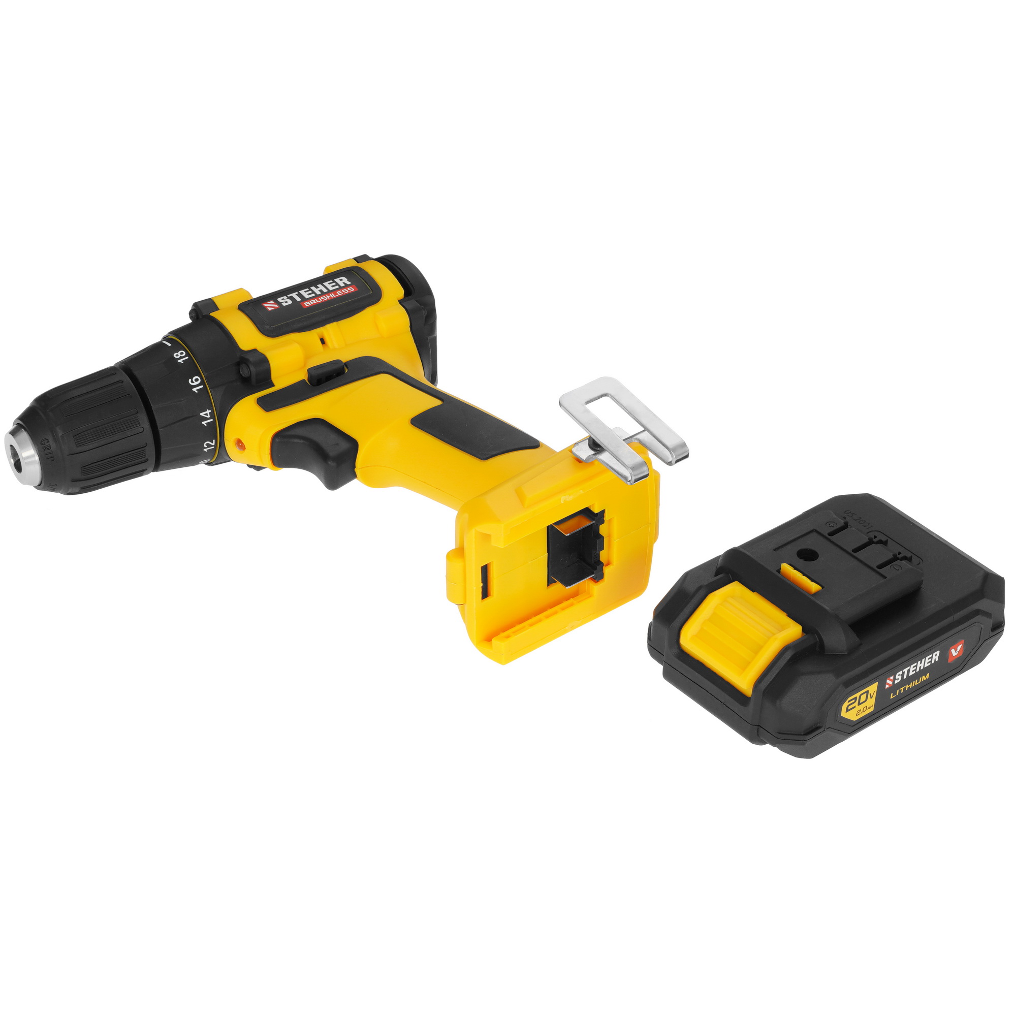 Дрель-шуруповерт STEHER CDB-200-1 9962329 STDN-0145289 - Вид №6