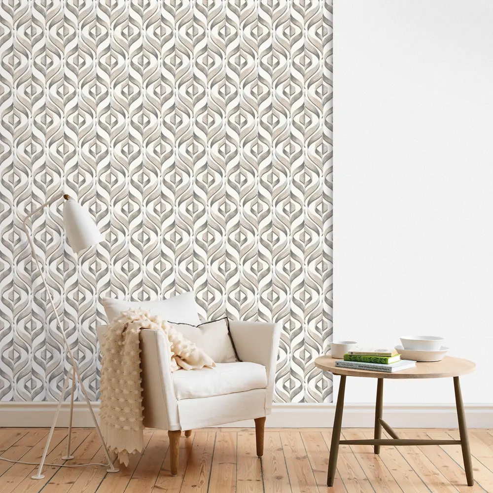 Обои флизелиновые Erismann Fusion бежевые 1.06 м 60048-03 STLM-2191061 - Вид №3