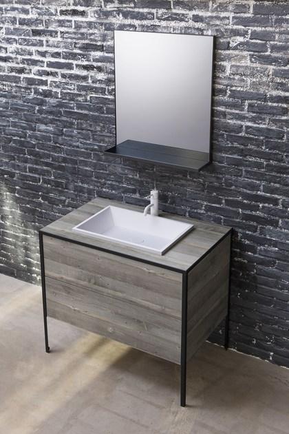 sanwacompany Деревянная тумба под умывальник с ящиками Pattina sun-id-1466627 - Вид №2