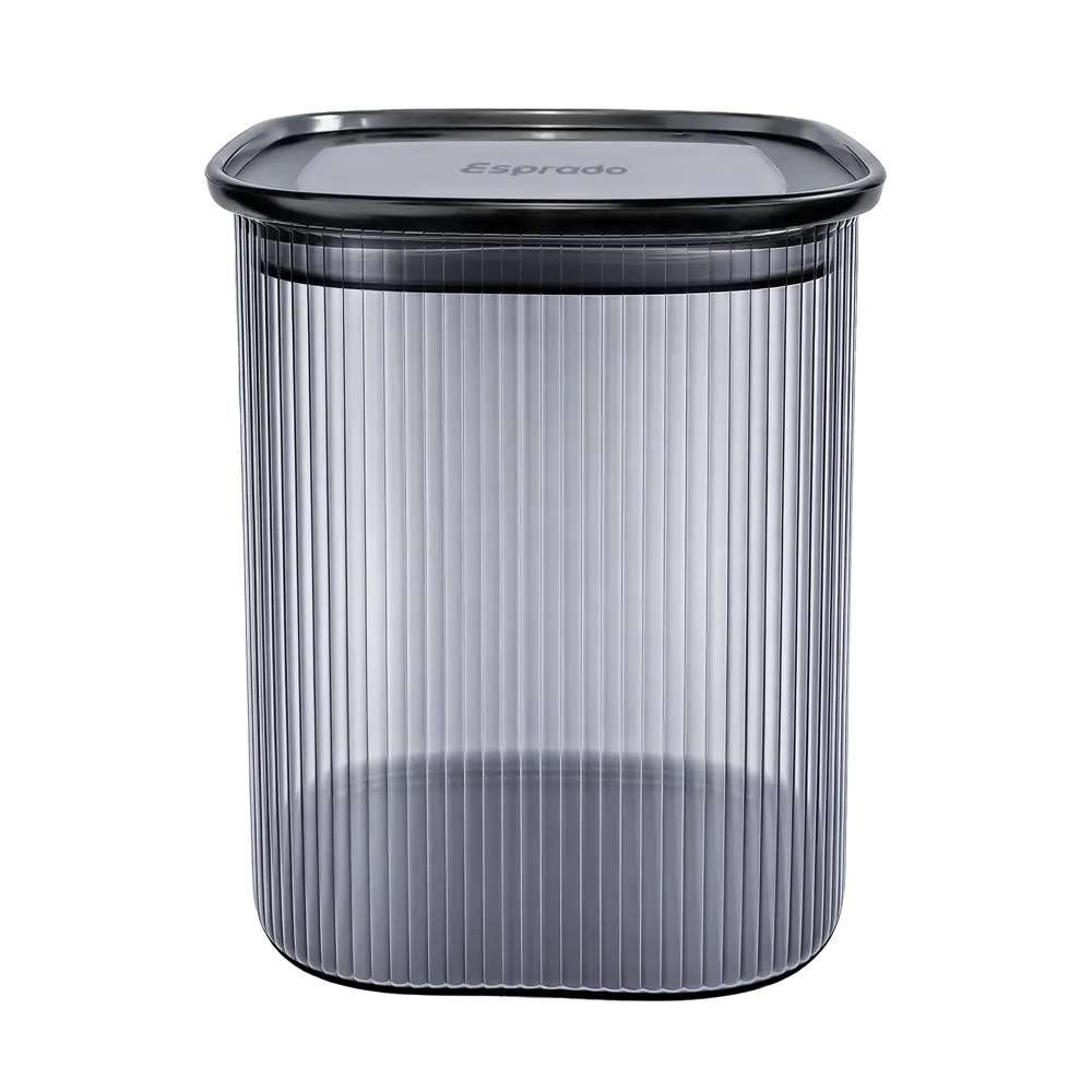 Банка для сыпучих продуктов Esprado Nube 0.8 л стекло цвет серый STLM-2079080