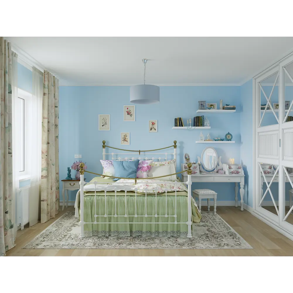 Карниз двухрядный Classic 250 см металл цвет белый АРТ-ДЕКОР STLM-2032741 - Вид №3