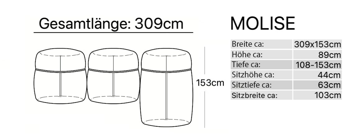 Кожаный диван с полуостровом Sofanella Molise ARCH-00052927 - Вид №4