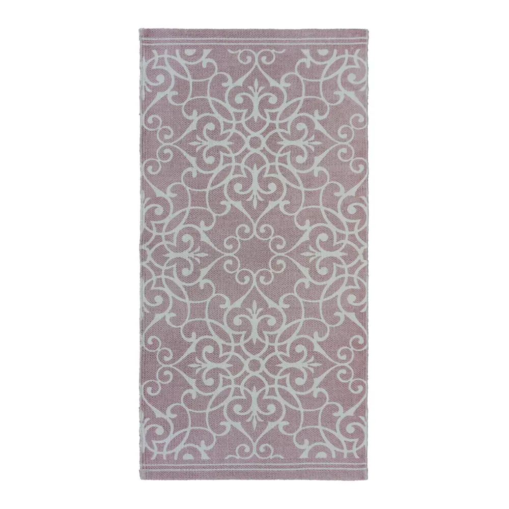 Ковер KREAFORTA Lessa 60x120 см хлопок цвет розовый STLM-2013053