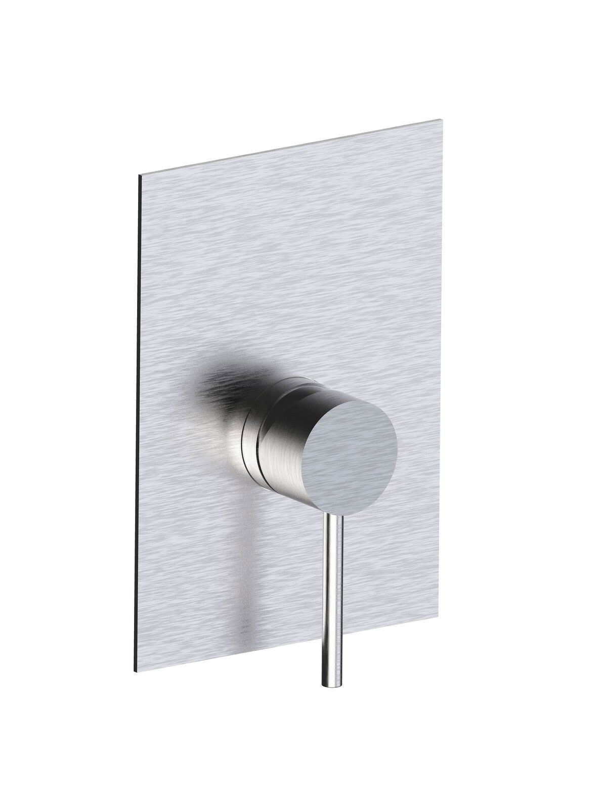 Однорычажный смеситель для душа из нержавеющей стали с пластиной Rubinetterie Frattini Pepe XL 316 ARCH-00087851 - Вид №1
