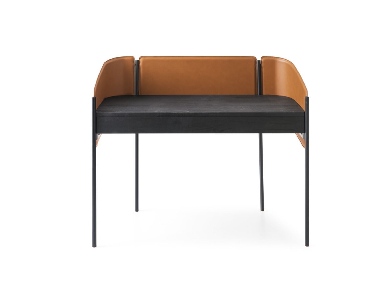 Кожаный письменный стол с ящиками Calligaris BIBLIO ARCH-00094748