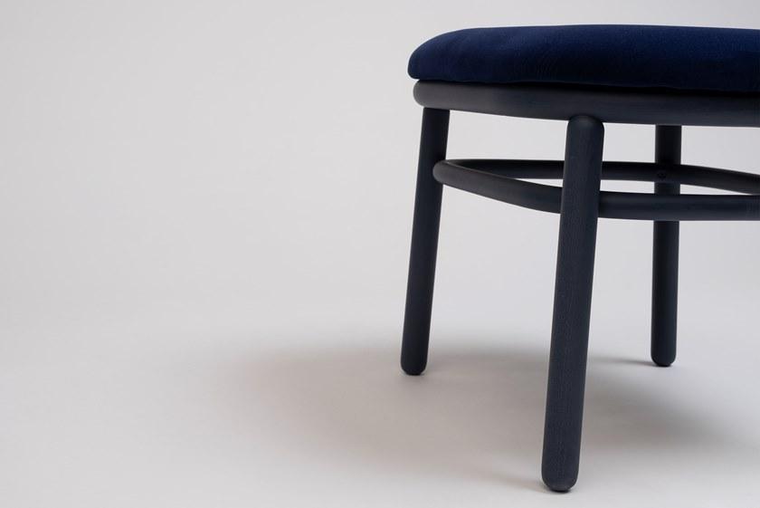 ONDARRETA Низкий табурет из ткани Lana sun-id-1485019 - Вид №4