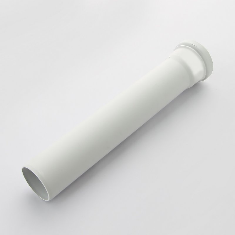 Канализационная труба 110 х 2000 Sinikon с раструбом (белая) 500093K - Вид №1