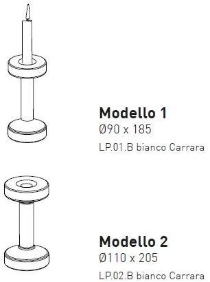 MONITILLO MARMI Подсвечник / гантель для фитнеса sun-id-1463695 - Вид №5