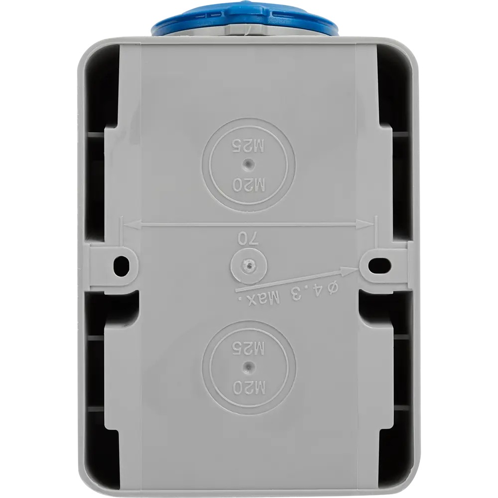 Розетка накладная - 16А - 2К+З - 230 В - IP 44 legrand Quteo STLM-2207825 - Вид №3