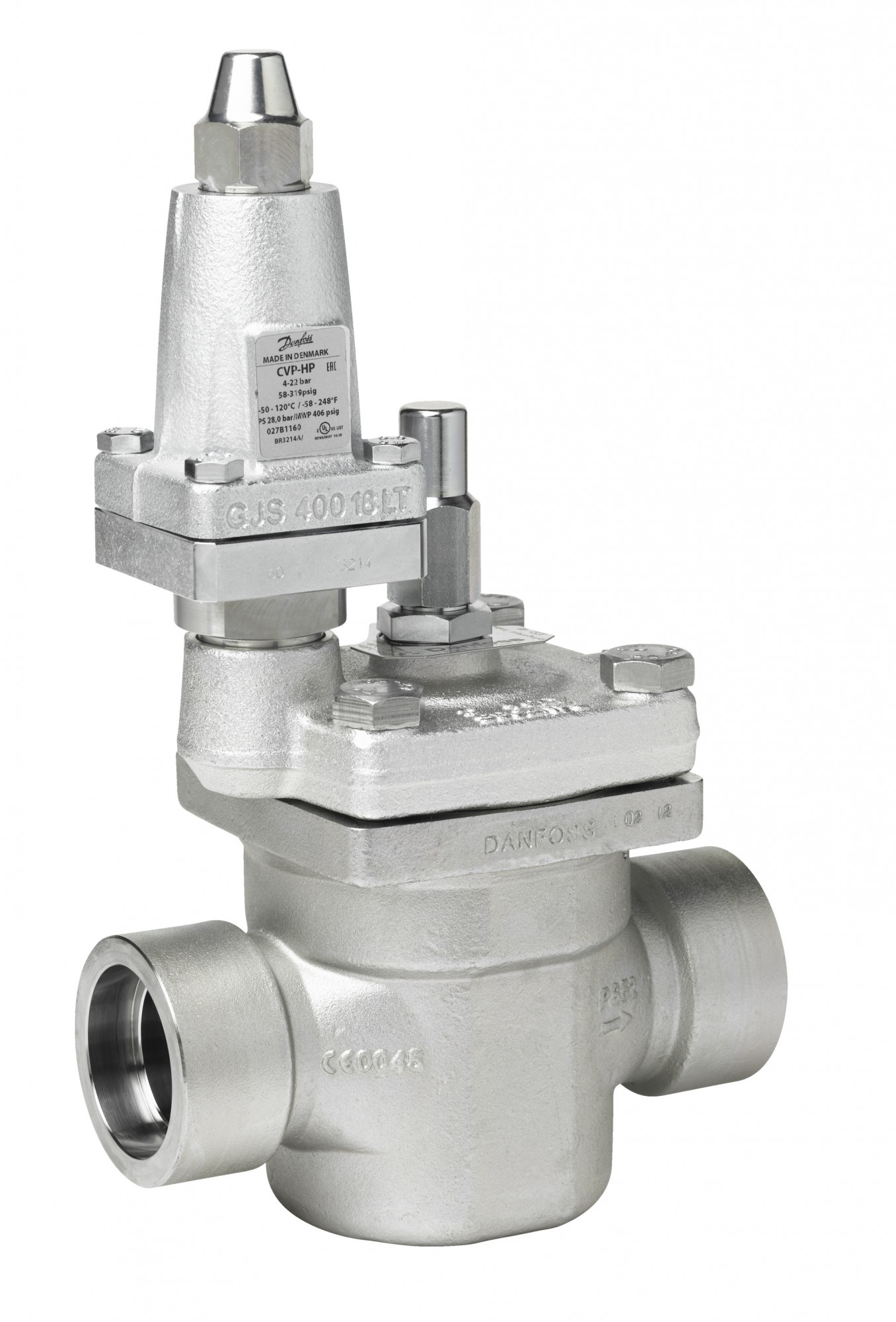 Danfoss ICS — сервоприводные клапаны с пилотным управлением ICS 25-5 Клапан регулятор давления 027H2024 