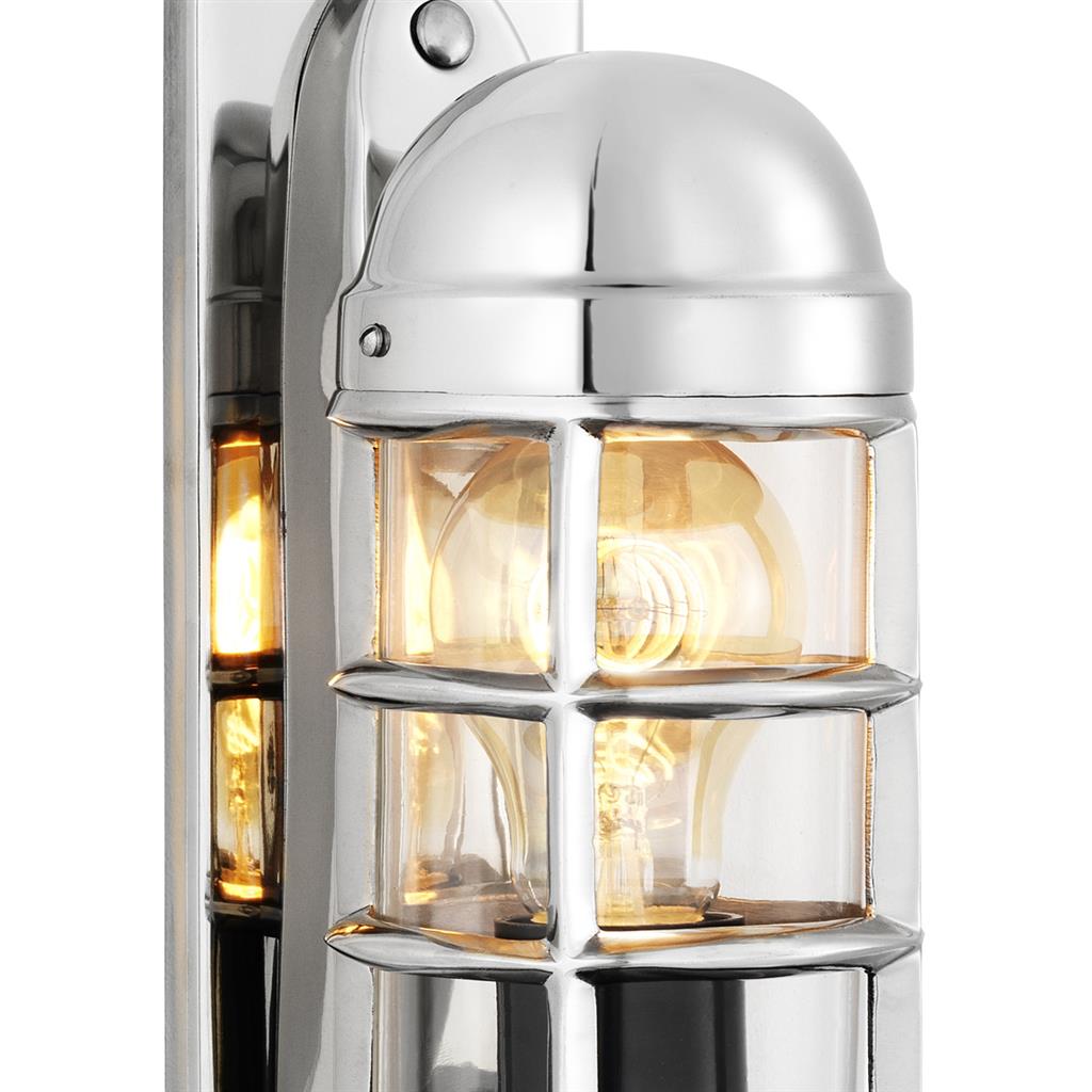 Бра 105901 от Eichholtz EICHHOLTZ ПОД СТАРИНУ, ФОНАРЬ 245403 Прозрачный;серебро  - Вид №2