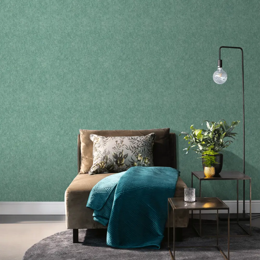 Обои флизелиновые Rasch Linares бирюзовые 0.53 м 617184 STLM-2094480 - Вид №2