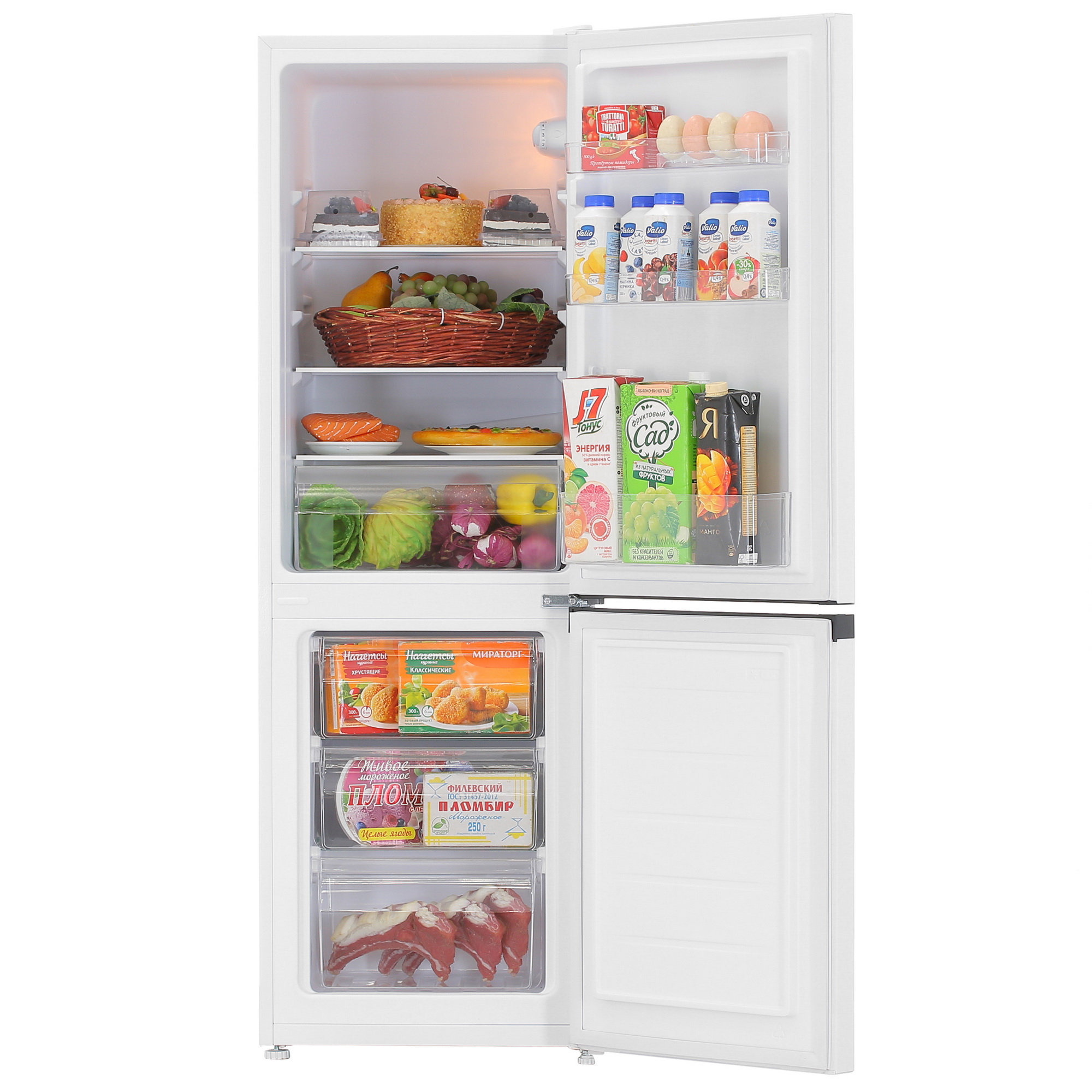 5401318 Холодильник с морозильником   Aceline B16AMG белый STDN-0124788 - Вид №5