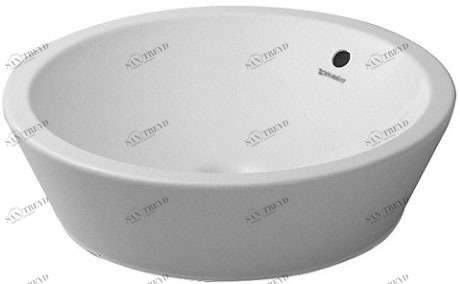 0447530000 Накладная раковина на столешницу  овальная Duravit Starck 1