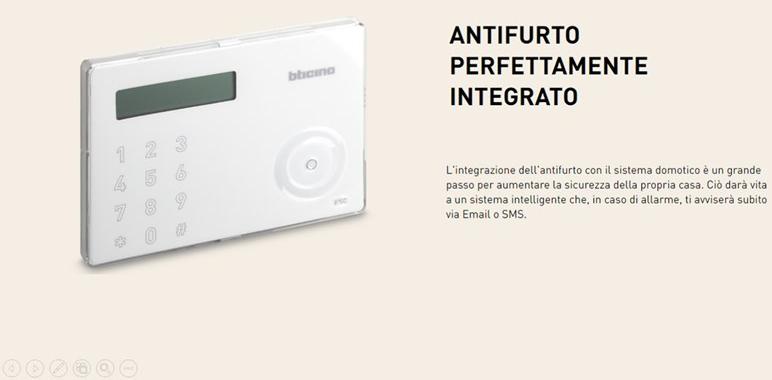 BTICINO Проводная противоугонная система и охранное телевидение sun-id-1485771 - Вид №2