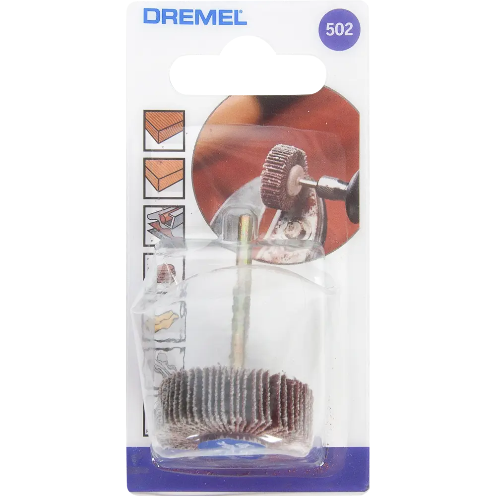 Насадка наждачная створчатая Dremel, 28.6 мм STLM-2123570 - Вид №1