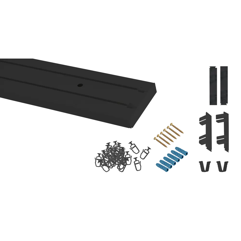 Карниз двухрядный Лофт 240 см пластик 89358546 STLM-2077076 DOMLEGRAND  - Вид №1