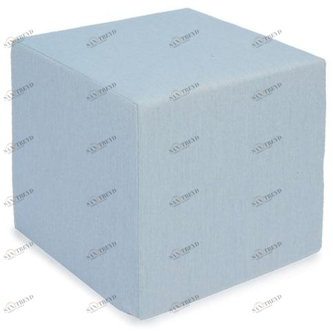 FISCHER MÖBEL Квадратный садовый пуф из ткани sunbrella® Flora 2821