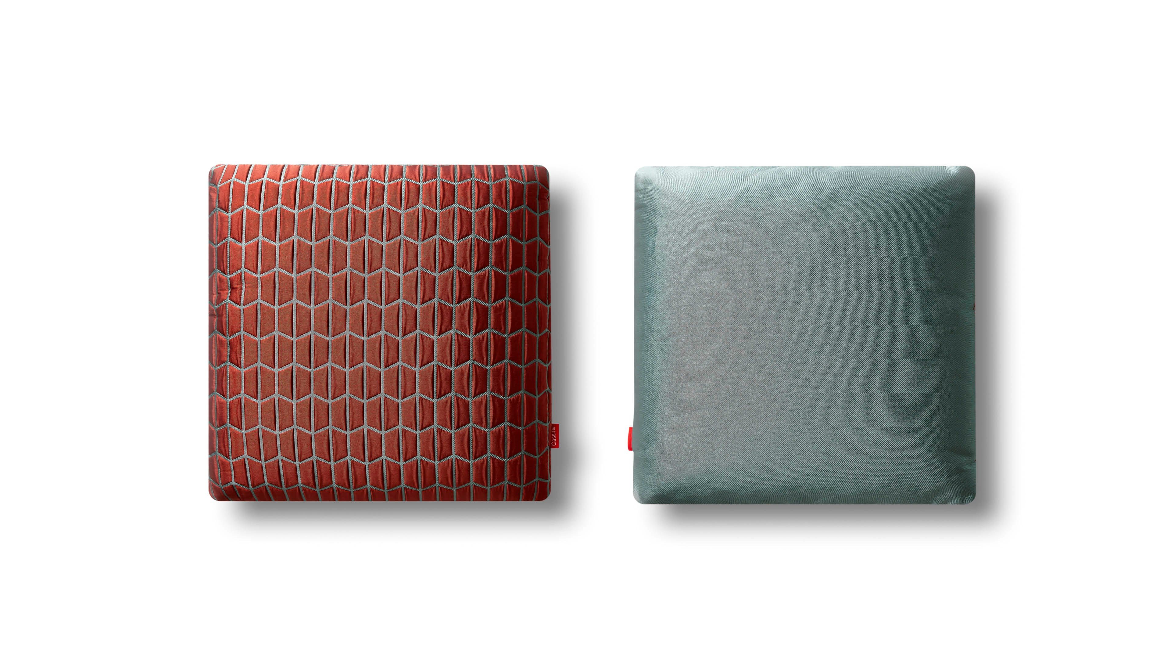 Квадратная подушка из ткани с рисунком CASSINA рамка ARCH-00084046 - Вид №10