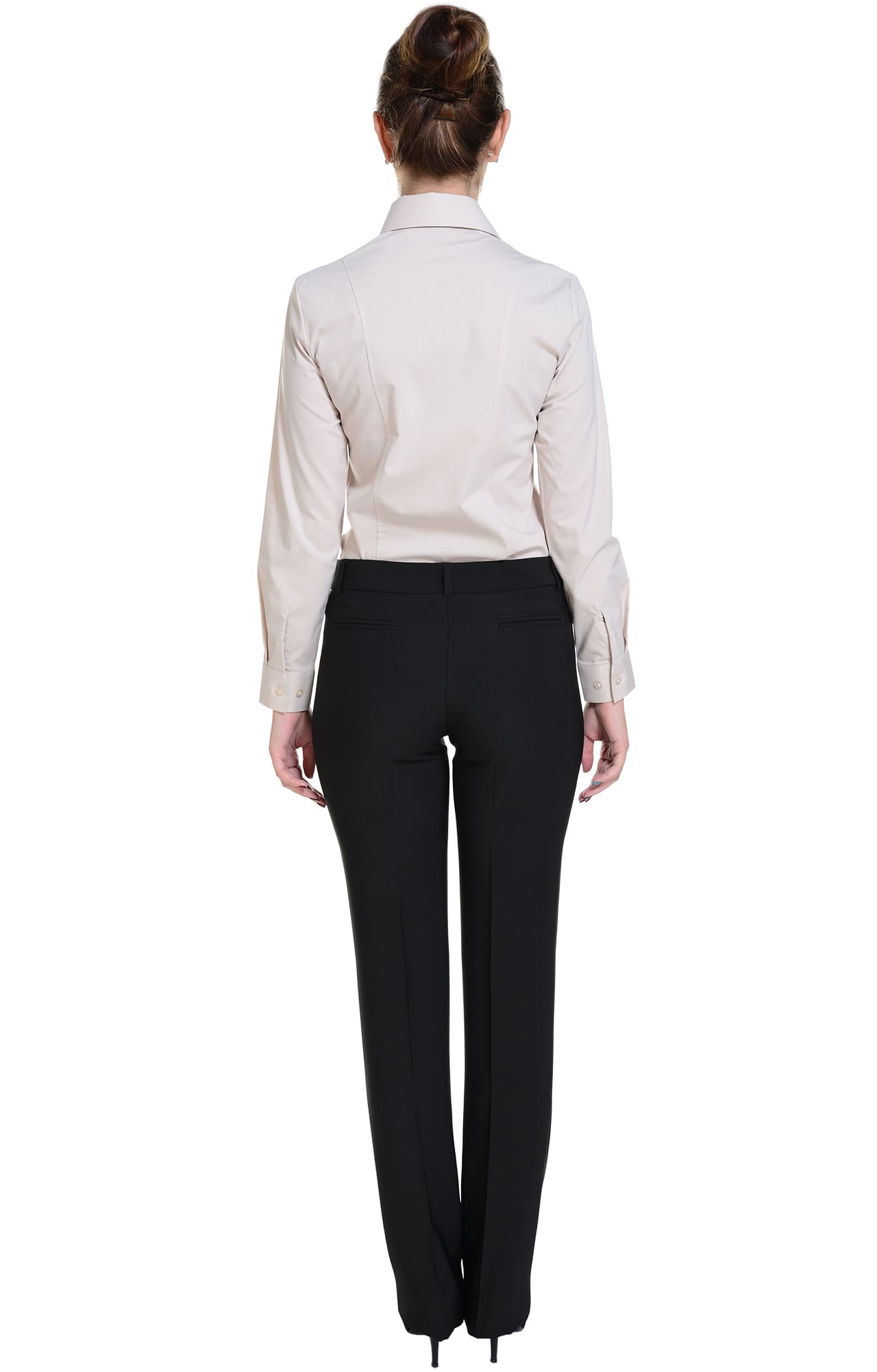 62498 Рубашка женская  beige El-Risto  Корпоративная одежда  размер 42 (S)  - Вид №5