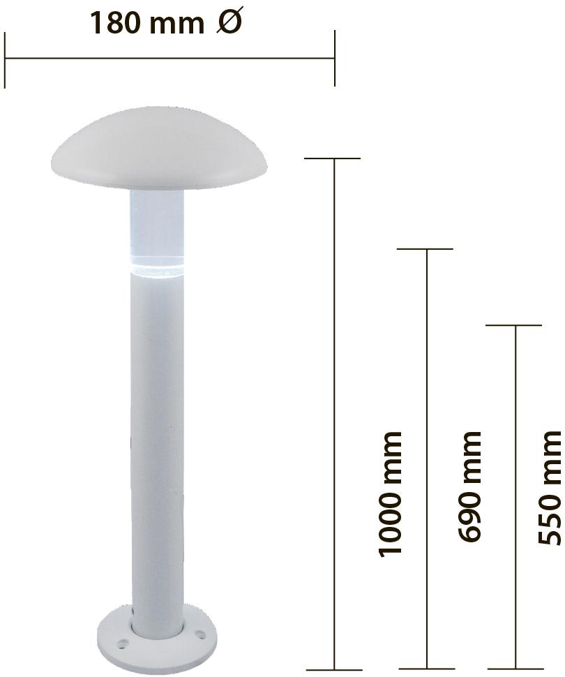 Kriladesign Светодиодный столб в PMMA Outdoor 5004/5505/5006 - Вид №2
