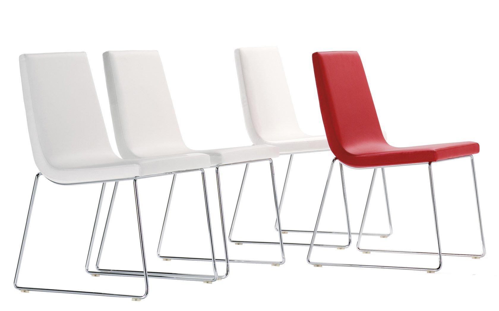 Штабелируемый стул с мягкими салазками Andreu World Линейный комфорт ARCH-00023404 - Вид №6