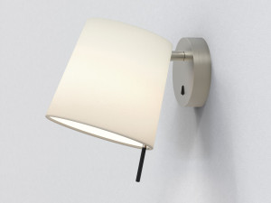 Регулируемый светодиодный настенный светильник из ткани