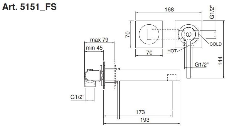Rubinetterie Treemme Time  5151_fs-5152_fs  - Вид №1